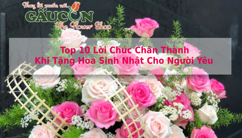 Hoa Sinh Nhật Đẹp Tặng Bạn Người Yêu Rạch Giá Kiên Giang