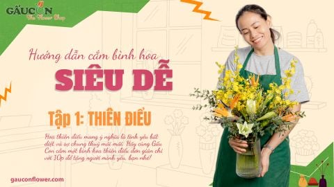 Hướng Dẫn Cắm Bình Hoa Siêu Dễ Tập 1 - Bình Hoa Thiên Điểu