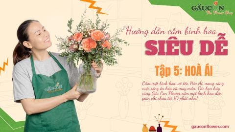 Hướng Dẫn Cắm Bình Hoa Siêu Dễ Tập 5 - Hòa Ái