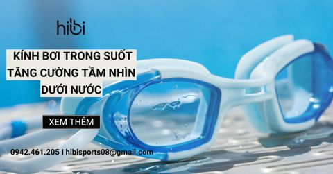 Kính bơi trong suốt tăng cường tầm nhìn dưới nước