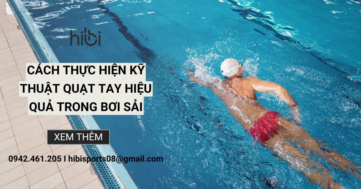 Cách thực hiện kỹ thuật quạt tay hiệu quả trong bơi sải