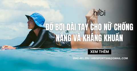 Đồ bơi dài tay cho nữ chống nắng và kháng khuẩn