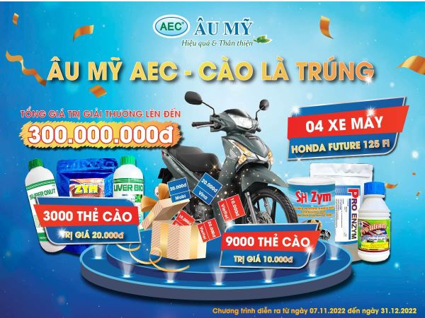THỂ LỆ CHƯƠNG TRÌNH KHUYẾN MẠI “ÂU MỸ AEC – CÀO LÀ TRÚNG”