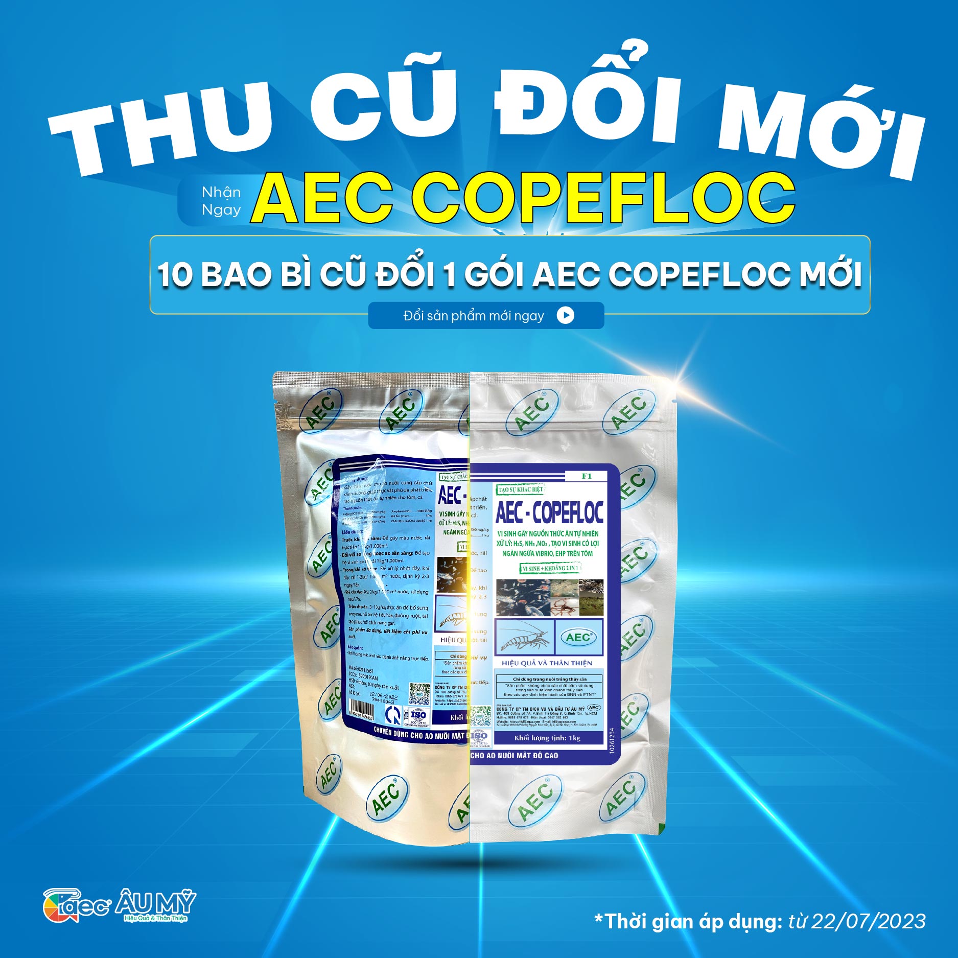 THÔNG BÁO: Chương trình khuyến mãi nhận diện sản phẩm AEC COPEFLOC chính hãng