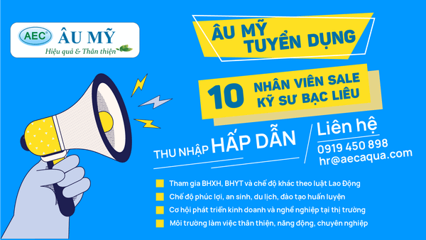 THÔNG BÁO TUYỂN DỤNG SALE - KỸ SƯ THỦY SẢN BẠC LIÊU