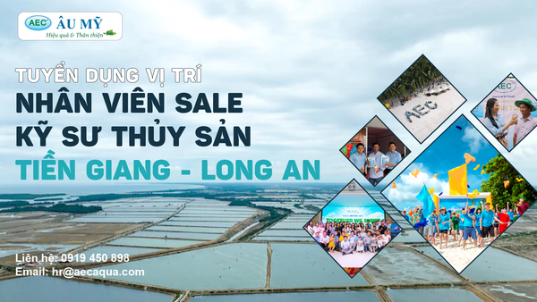 THÔNG TIN TUYỂN DỤNG NHÂN VIÊN SALE - KỸ SƯ THỦY SẢN TẠI TIỀN GIANG - LONG AN