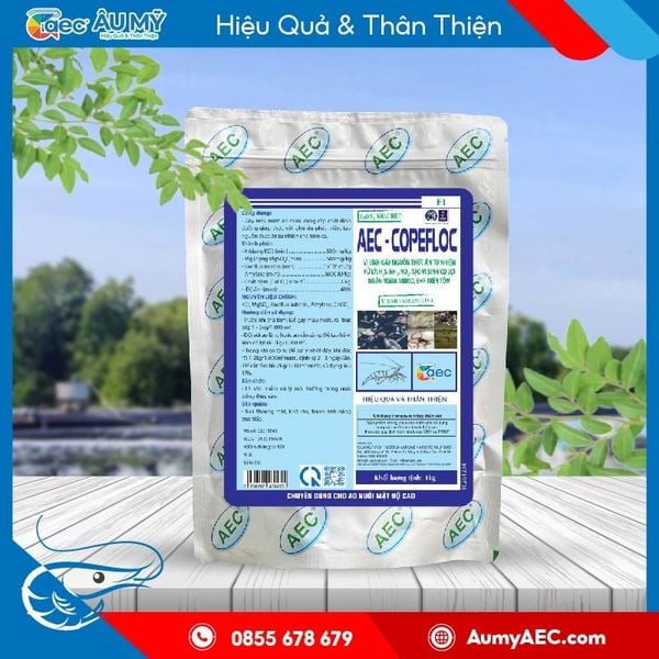 AEC-COPEFLOC  Vi sinh tạo nguồn thức ăn tự nhiên, khử khí độc, tạo lợi khuẩn ao nuôi tôm