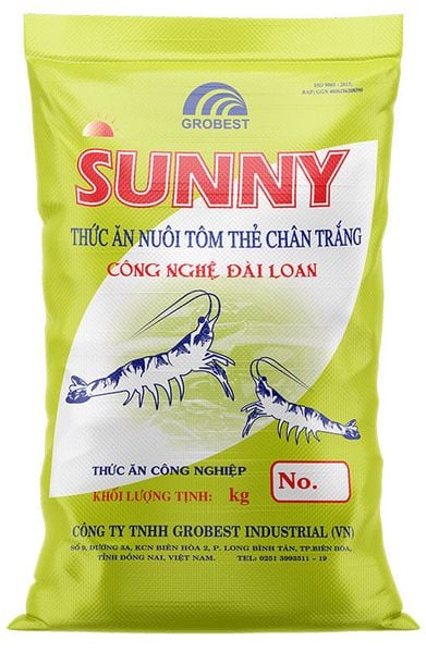 thức ăn công nghiệp cho tôm thẻ chân trắng