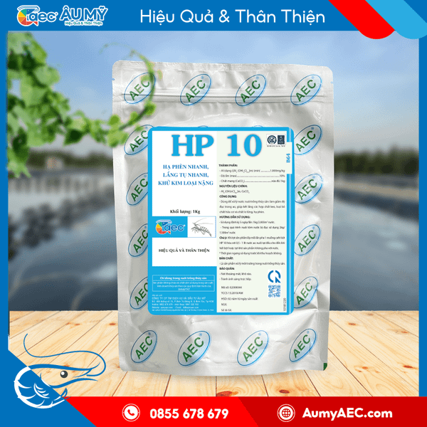 HP 10 - Xử lý nước nuôi trồng thủy sản, làm giảm độ đục trong ao nuôi