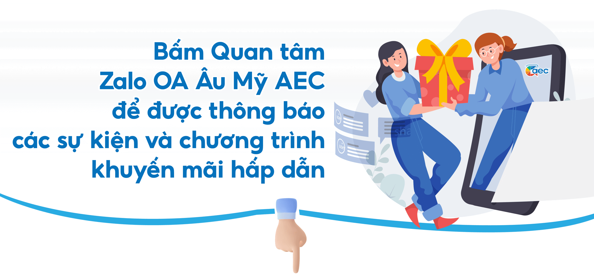 Quan tâm OA ZALO Âu Mỹ AEC