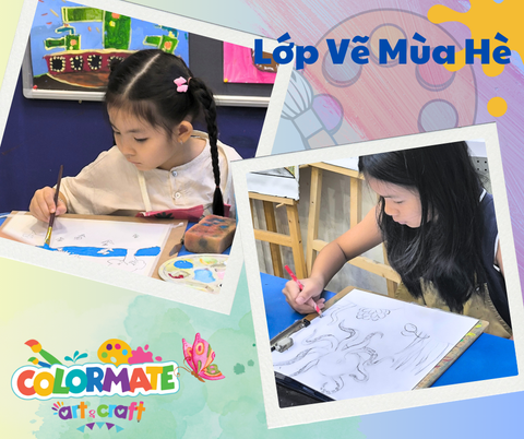 LỚP VẼ MÙA HÈ - CÙNG CON VẼ NÊN ƯỚC MƠ