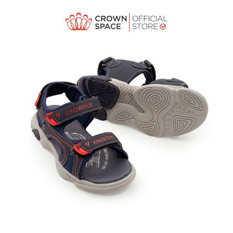 Dép Quai Hậu Sandals Trẻ Em Cao Cấp Chính Hãng Crown Space Dành Cho Bé Trai Đi Chơi Đi Học CRUK542