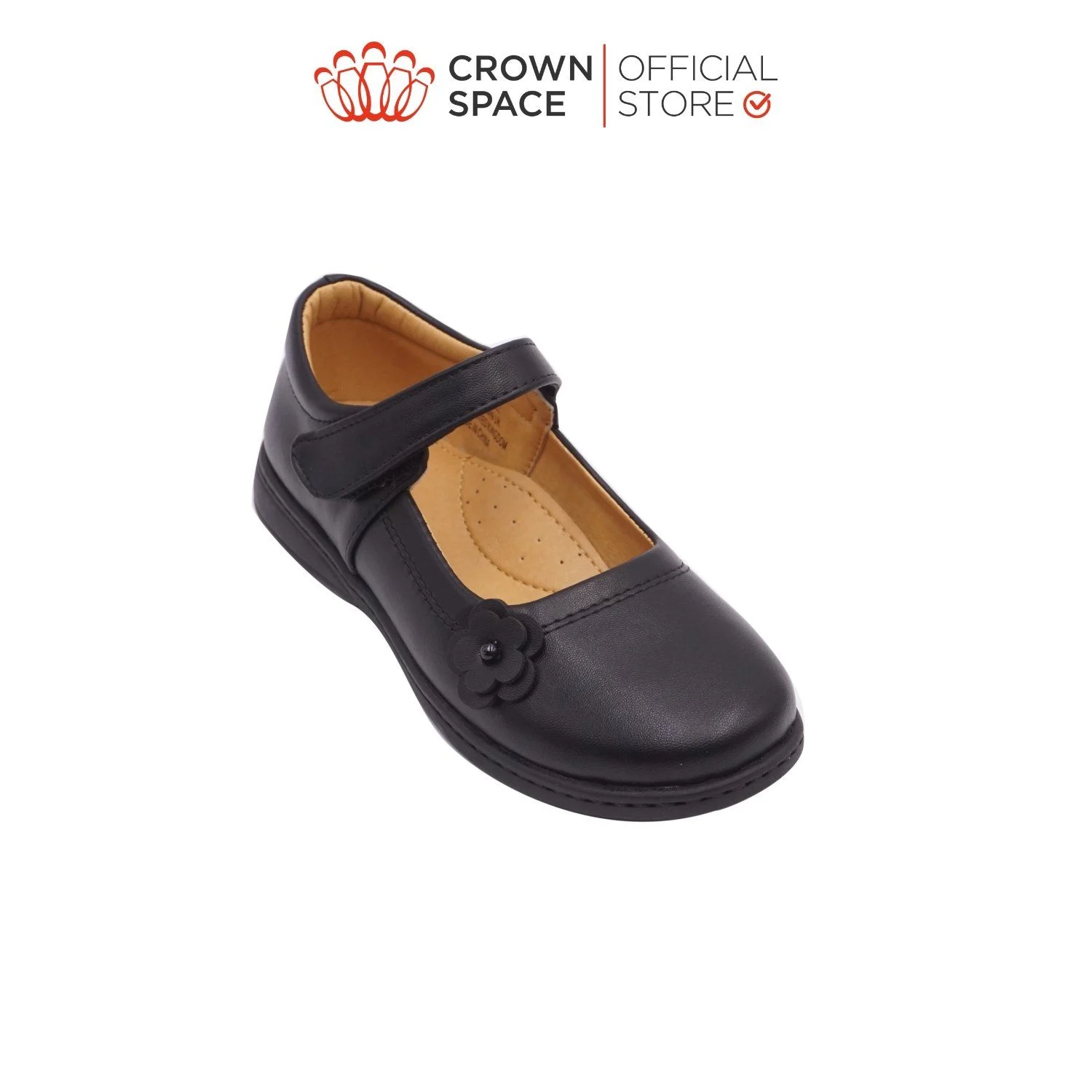 Giày Búp Bê School Shoes CRUK3059 Đi Học Trẻ Em Cao Cấp Crown Space - Nâng Tầm Phong Cách Cho Bé Gái