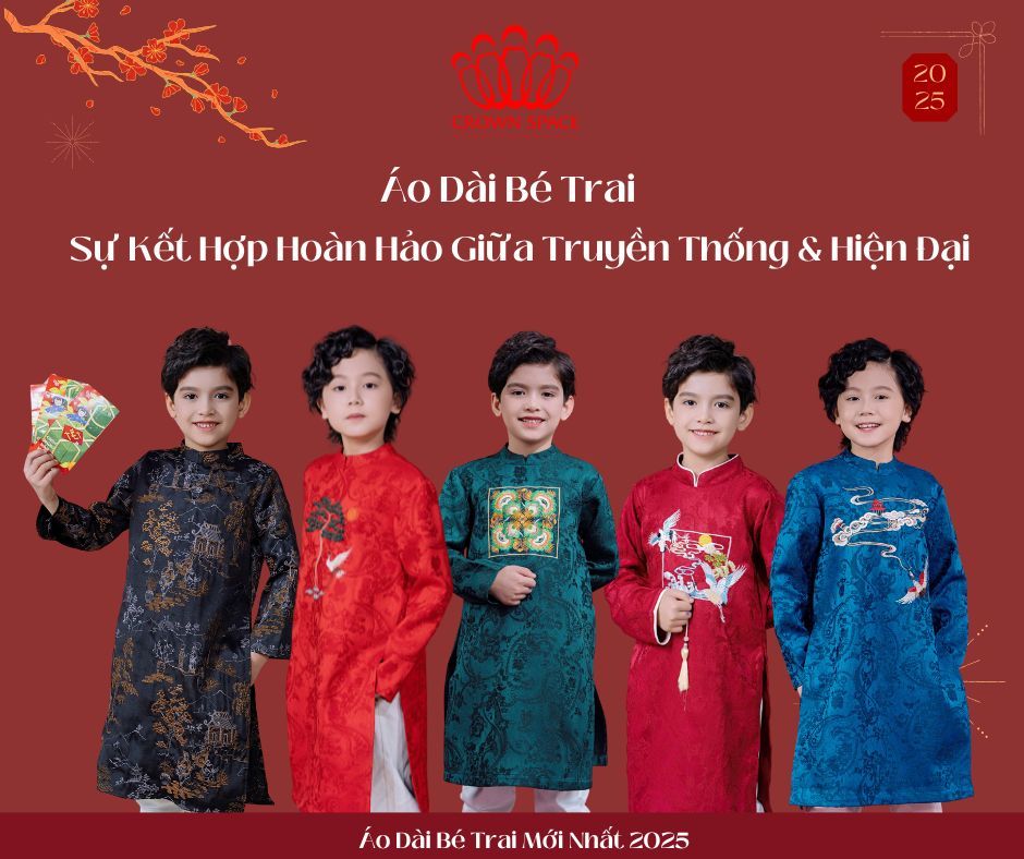 Áo Dài Bé Trai – Sự Kết Hợp Hoàn Hảo Giữa Truyền Thống & Hiện Đại