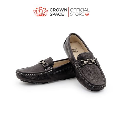 Giày Moccasin Trẻ Em Cao Cấp Chính Hãng Crown Space Dành Cho Bé Trai CRUK451