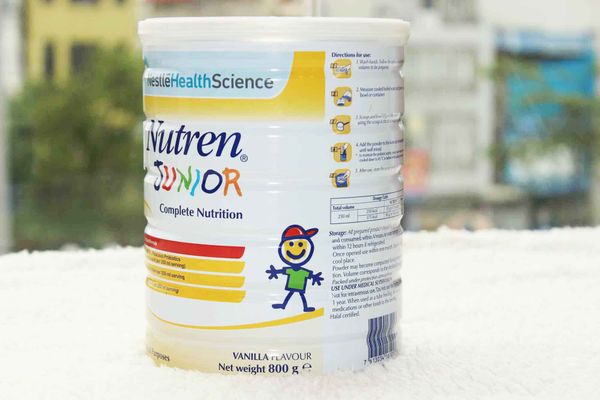 Sữa Nutren một trong những dòng sữa đặc thù cho bé tăng cân nhanh chóng
