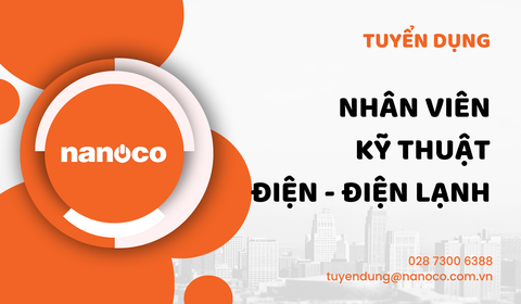NHÂN VIÊN KỸ THUẬT ĐIỆN - ĐIỆN LẠNH - NHÀ MÁY LONG AN