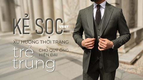 VEST KẺ SỌC – XU HƯỚNG THỜI TRANG TRẺ TRUNG CHO QUÝ ÔNG HIỆN ĐẠI