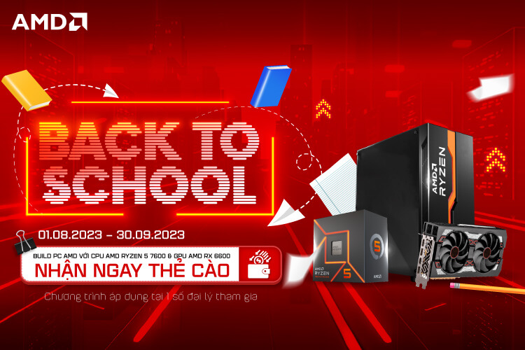 CTKM BACK TO SCHOOL - BUILD PC NHẬN NGAY THẺ CÀO