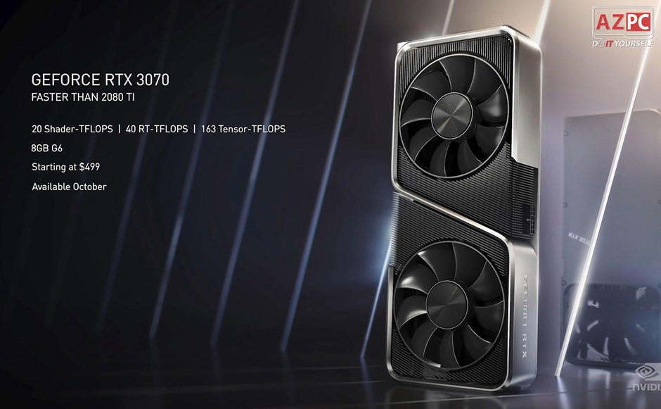 NDIVIA Geforce RTX 3070 - bộ 3 “quái thú” siêu hiệu năng thế hệ mới nhất đã chính thức ra mắt