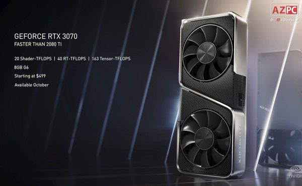 NDIVIA Geforce RTX 3070 