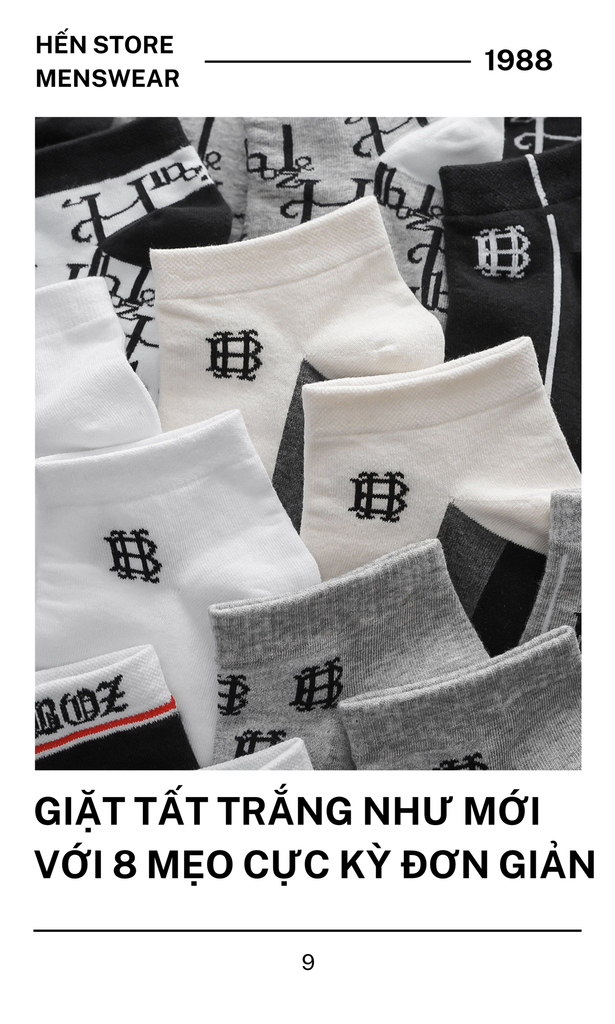 Giặt Tất Trắng Như Mới Với 8 Mẹo Cực Kỳ Đơn Giản