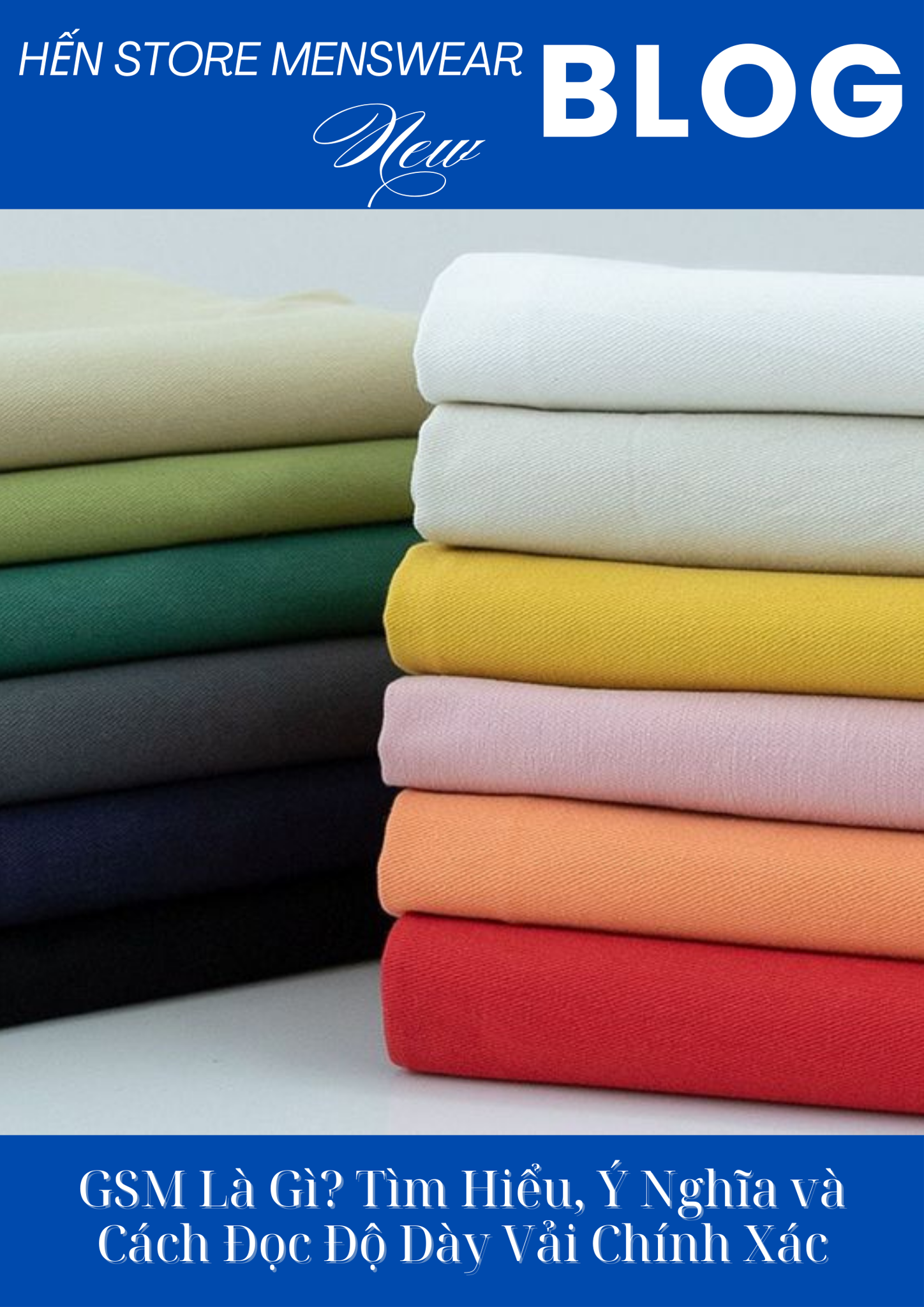 Các mức GSM phổ biến cho vải may mặc là những gì?
