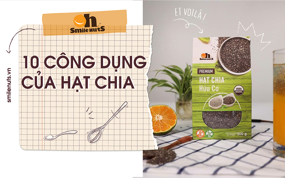 10 Công Dụng Của Hạt Chia Tốt Cho Sức Khỏe Đã Được Khoa Học Chứng Minh