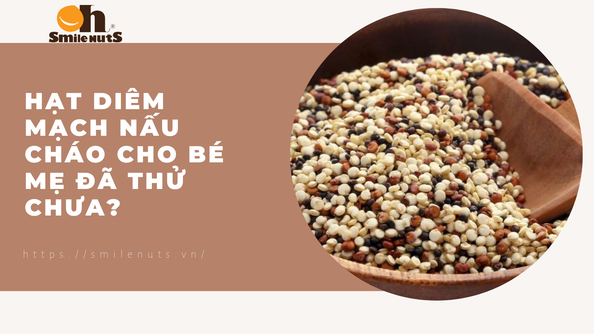 Hạt Diêm Mạch nấu cháo cho bé - Mẹ đã thử chưa?