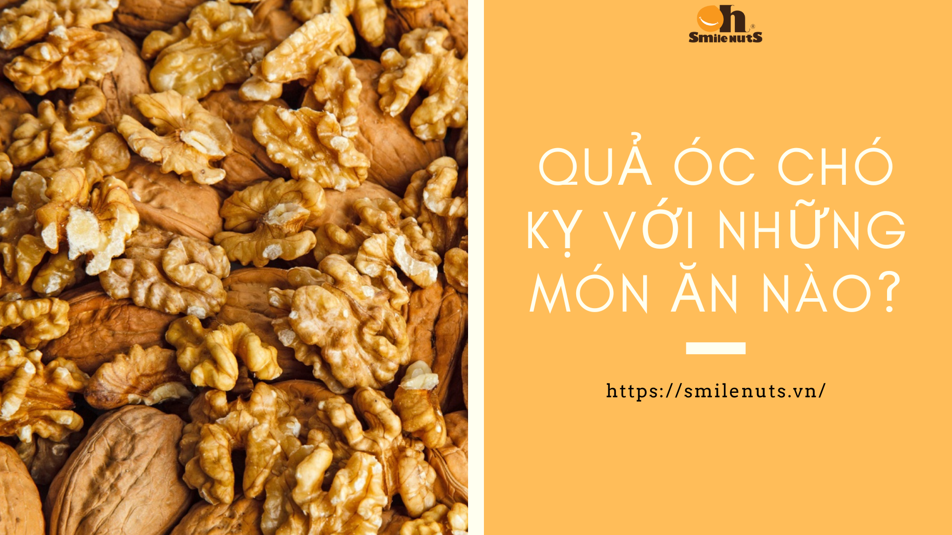 Quả Óc Chó kỵ với những món ăn nào?