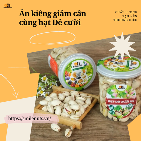 Ăn kiêng giảm cân cùng hạt Dẻ cười