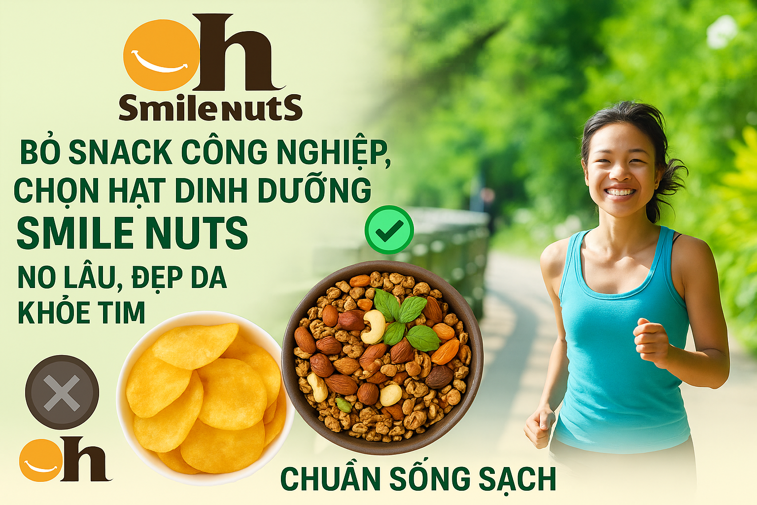 Snack Công Nghiệp Đang Hủy Hoại Sức Khỏe Bạn? Hãy Thay Thế Bằng Hạt Dinh Dưỡng Mỗi Ngày!