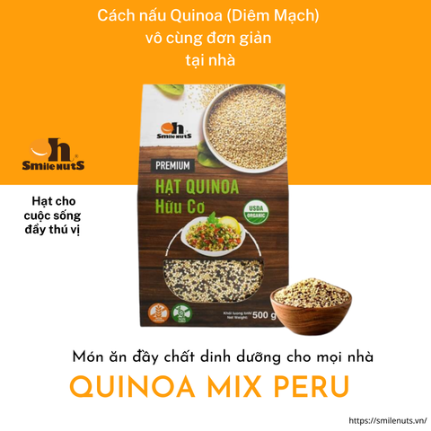 Cách nấu Quinoa (Diêm Mạch) vô cùng đơn giản tại nhà - Bạn đã thử chưa?