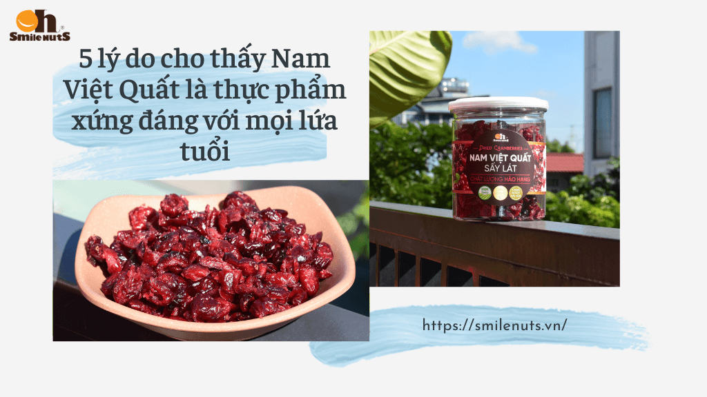 5 lý do cho thấy Nam Việt Quất là thực phẩm xứng đáng với mọi lứa tuổi