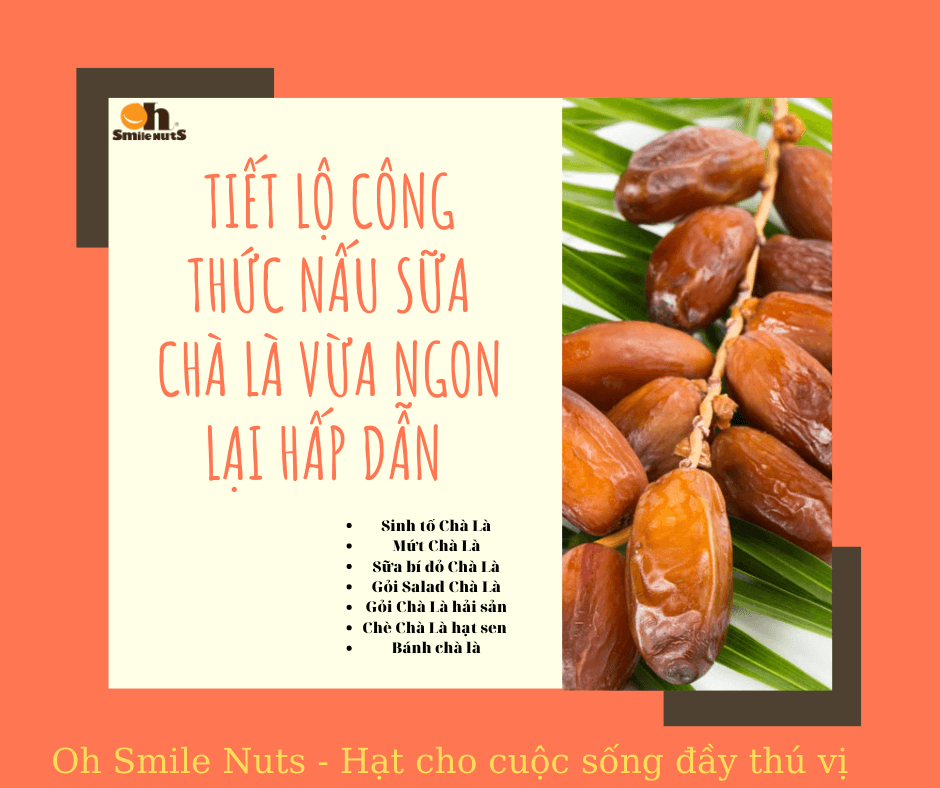 Tiết lộ công thức nấu sữa Chà Là vừa ngon lại hấp dẫn