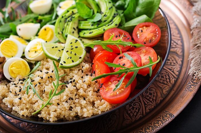 Hạt Quinoa dùng làm nguyên liệu chế biến các món ăn thơm ngon hấp dẫn