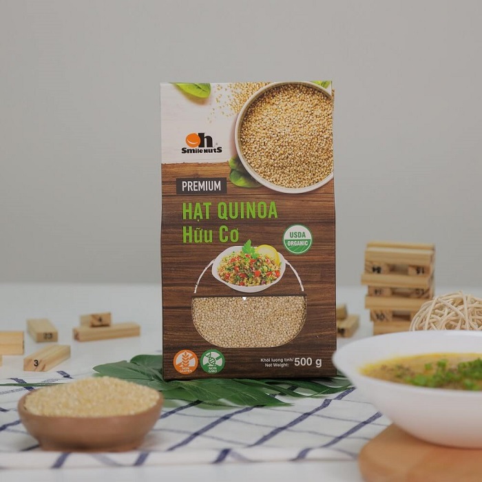 Hạt Quinoa trắng giàu dinh dưỡng, xứng đáng là món quà giá trijdafnh cho sức khỏe