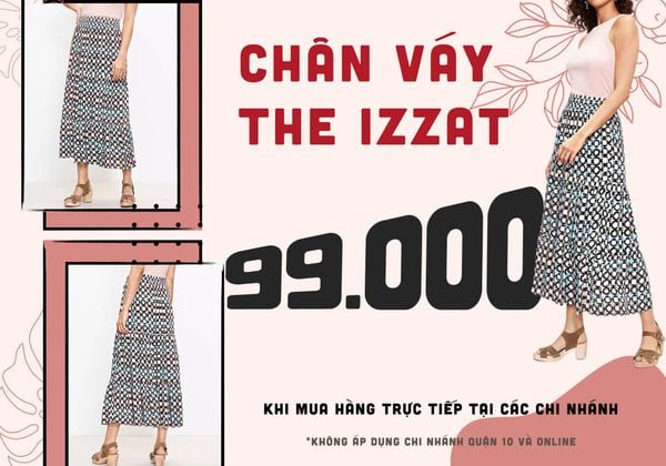 CHÂN VÁY THE IZZAT – THỜI TRANG HÀN QUỐC GIÁ CHỈ 99K 👗