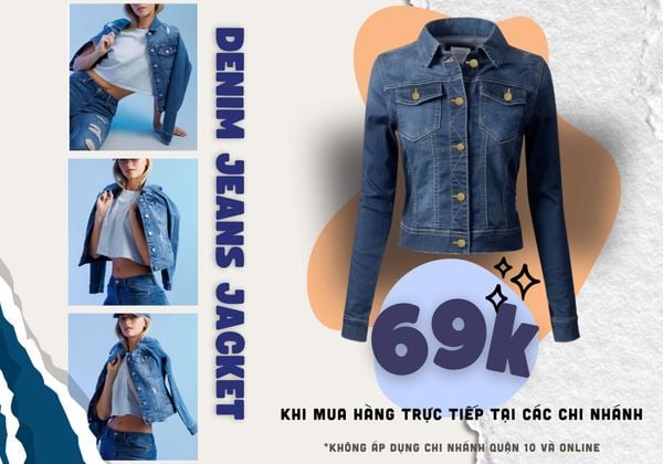 ÁO KHOÁC JEANS – ITEM PHẢI CÓ TRONG TỦ ĐỒ, GIÁ CHỈ 69K 💙