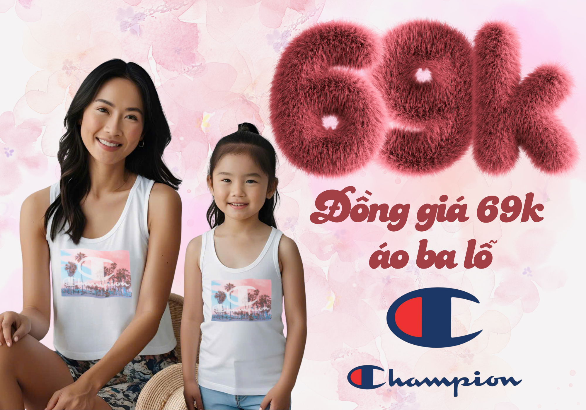 🛍️ ĐỒNG GIÁ 69K - ÁO BA LỖ SIÊU XINH CHO MẸ VÀ BÉ! 👩👧💖