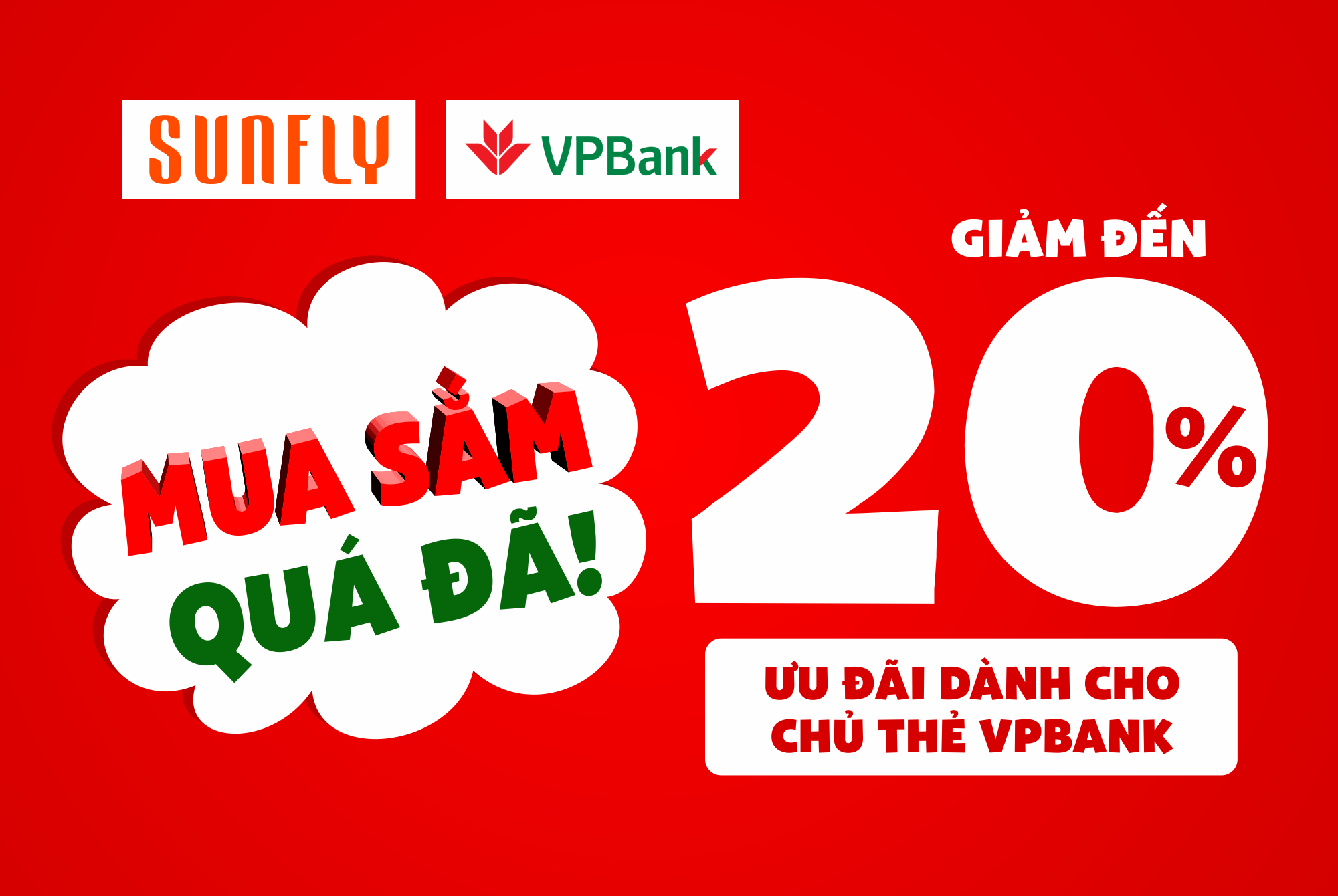 Mua sắm quá đã – Sunfly giảm đến 20% cho chủ thẻ VPBank