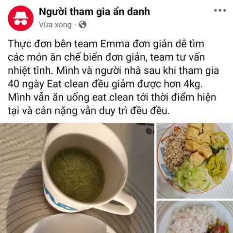 Eat clean giảm 4kg cho mẹ bỉm sữa