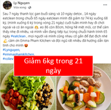21 ngày giảm 6kg