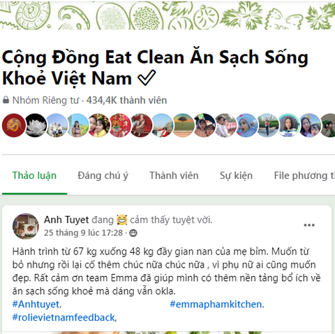 Eat clean giảm 19kg