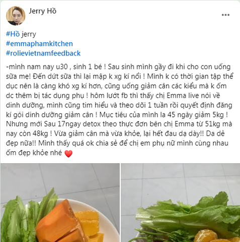 17 detox giảm 3kg, hết đau dạ dày, da dẻ đẹp