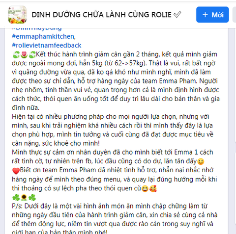 Eat clean giảm 5kg