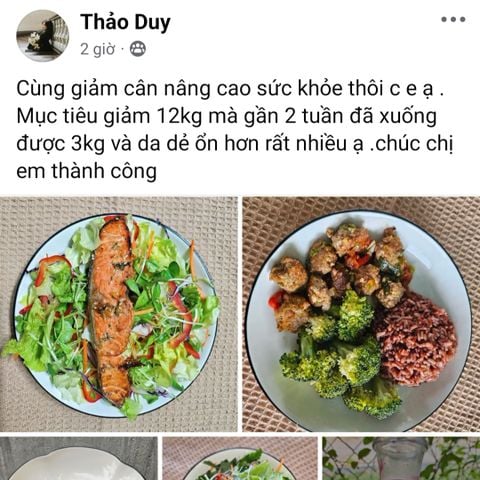 Gần 2 tuần giảm 3kg, da dẻ ổn hơn