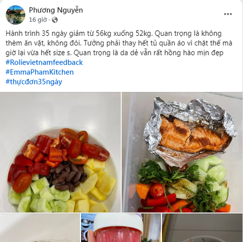 Sau 35 ngày eat clean, giảm 4kg, khong thèm ăn vặt và không đói