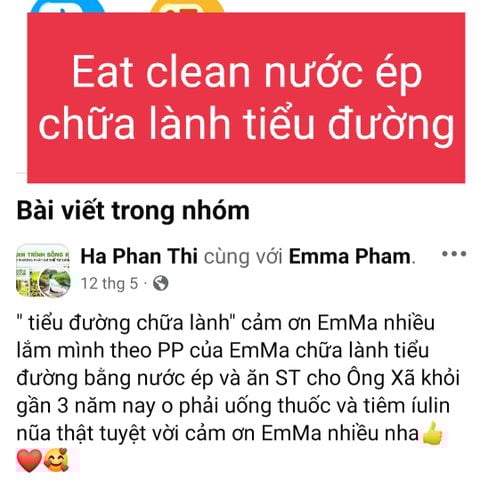 Chữa lành tiểu đường, không phải uống thuốc nữa