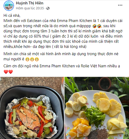 EAT CLEAN GIẢM 3KG TRONG 3 TUẦN
